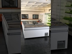 Ψυγείο με στατικό σύστημα ψύξης και γυάλινη πόρτα