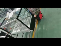 Προσωρινή ορθή γυάλινη βιτρίνα για κέικ με αερισμένο σύστημα ψύξης