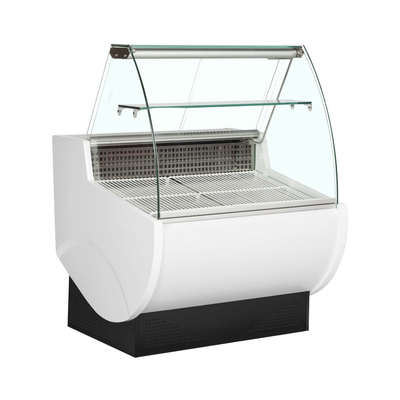 Customized Deli Cooler Showcase With Stainless Steel Interior