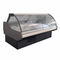 Serve Over Counter Deli Display Fridge With Back Storage Cabinets And LED Lighting