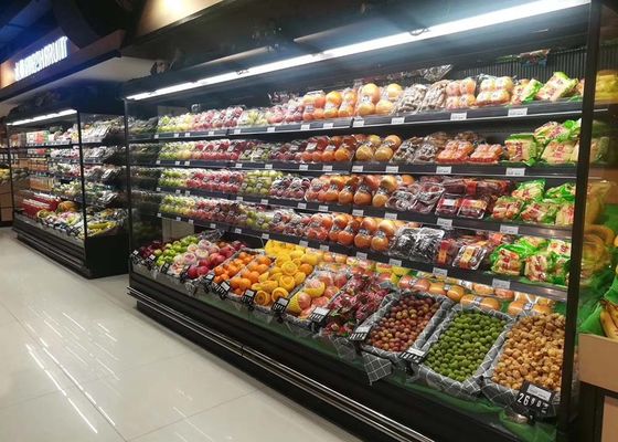 Πολλαπλό τοίχων περιοχών πιό δροσερό αυτόματο ξεπάγωμα επίδειξης Multideck ανοικτό