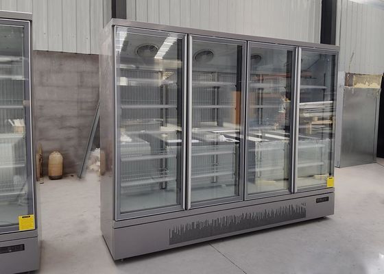 Εμπορικό δοχείο ψύξης πορτών γυαλιού 1700L όρθιο με το συμπιεστή SECOP