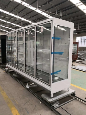 Εμπορικό αντιμετωπισμένο ψυγείο Multideck με την αντι ομίχλη πορτών