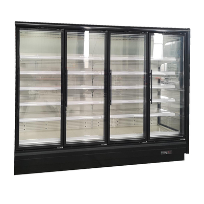 Μακρινή ολίσθηση Multideck/αρθρωμένο ψυγείο επίδειξης πορτών γυαλιού με τη μακρινή συμπυκνώνοντας μονάδα Copeland ή Bitzer για τα ποτά