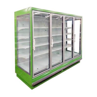 Η αρπαγή και πηγαίνει ψυγείο Multideck επίδειξης με τα φω'τα των εσωτερικών κάθετων οδηγήσεων