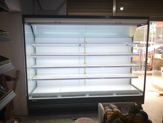 Ενέργεια - ανοικτό κατεψυγμένο επίδειξη γραφείο αποταμίευσης για την υπεραγορά με τη βαλβίδα επέκτασης Danfoss για τα γαλακτοκομικά προϊόντα